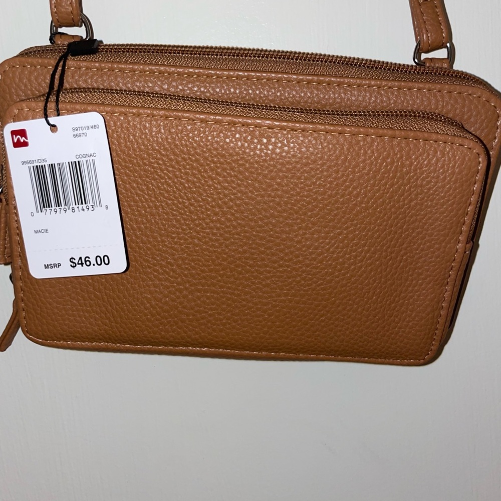 NWT Mundi Tan Crossbody Bag